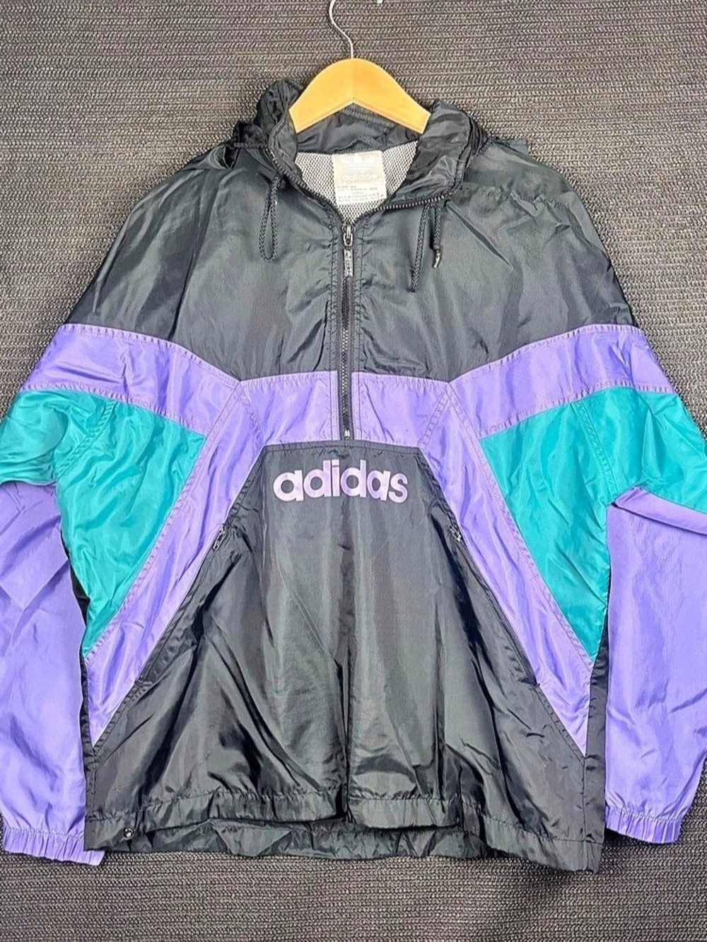 Vintage adidas Color Block Windbreaker Size Small